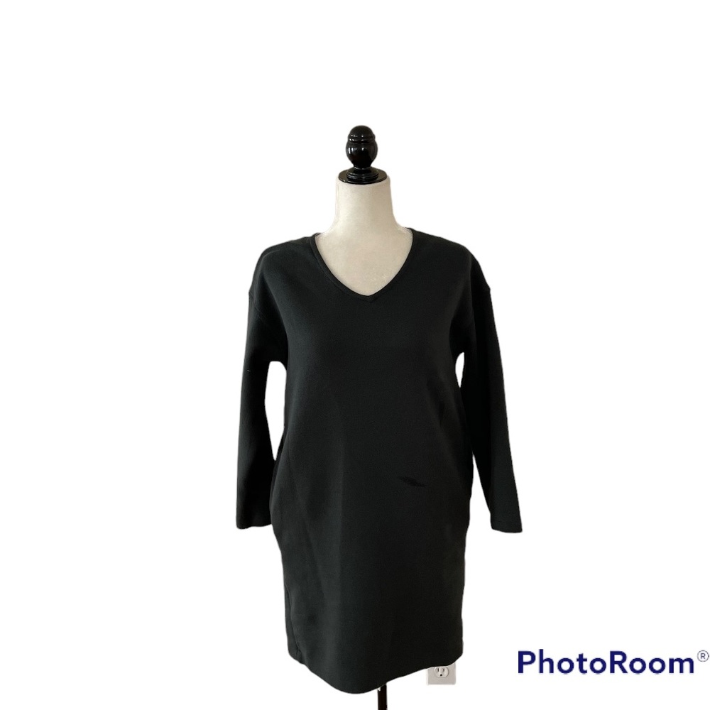 Uniqlo Olive Sweatshirt Dress